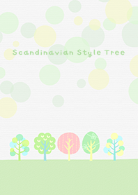 Scandinavian Style Tree*spring green