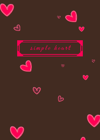 simple heart theme white day