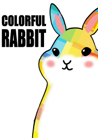 Colorful rabbit 1