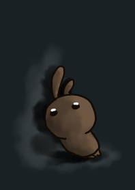 rabbit staring - sigh