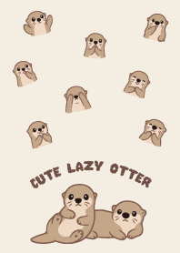 Cute lazy otter1