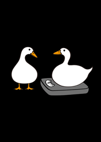 你快減肥鴨！(護眼黑色)