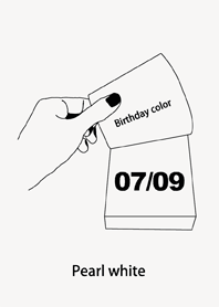 生日顏色 7月9日 簡單
