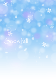 Crystal snowfall