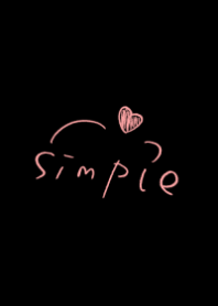 pink heart (simple)