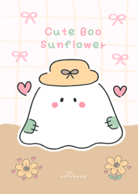 Cute Boo sunflower :)
