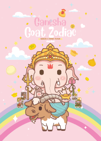Ganesha & Goat Zodiac _ Wealth