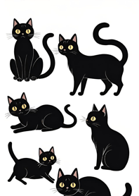 Super cute black cat Oq4wh