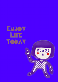 Purple Kid. Enjoy life today.