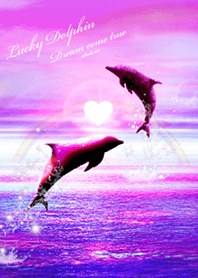 恋愛運 ♥Lucky Dolphin pink3♥