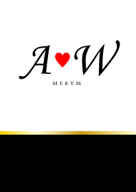 LOVE INITIAL - A&W