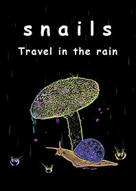 snails travel in the rain