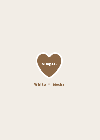 Theme sederhana/putih & mocha
