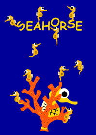 Brooding seahorse