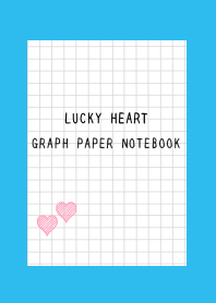 LUCKY HEART GRAPH PAPERj-BLUE-GREEN