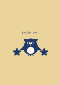 simple owl navy
