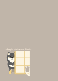 Simple Shiba Inu -black-