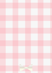 Check Ribbon PINK