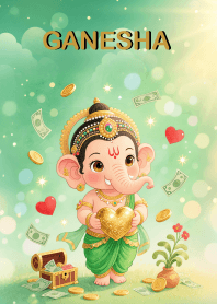 Ganesha: ,Rich, wealth,Gold2 (JP)
