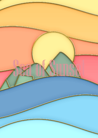 Sea of Sunset Enamel Pin 70