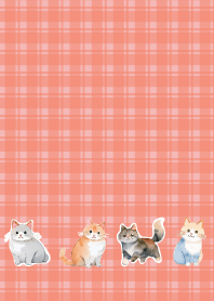 red たくさんの猫ちゃん