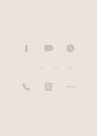 Simple Icon - BEIGE and GRAY -