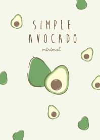 Avocado Minimal blue-green (Simple ver.)