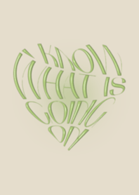 Dear self - Green Beige edition