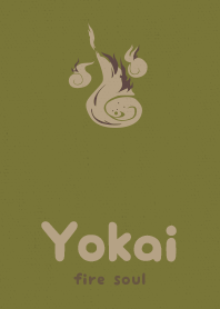 Yokai fire soul  dry leaf