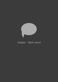 Simple  Dark mode (Standard - black)
