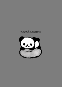 Panda Monochrome by rororoko