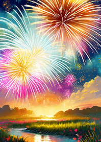 Beautiful Fireworks Theme#675