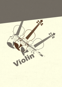 Violin 3clr kurocha