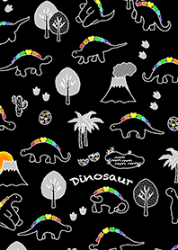 Rainbow heart breed Dinosaur 2 [black]