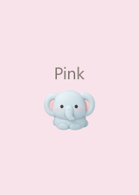 Puffy Elephant 1 - Pink