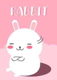 กระต่ายขาวน่ารักน่าชัง