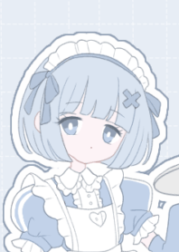 着せ替えドール♡水色メイドちゃん