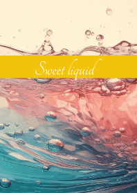 Sweet liquid on yellow