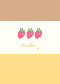 strawberry :ivoryyellow