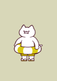 swim ring cat.(dusty colors03)