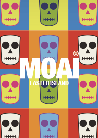 WORLD HERITAGE MOAI POP STYLE (SKULL)