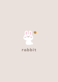 Rabbits2 Sunflower - beige