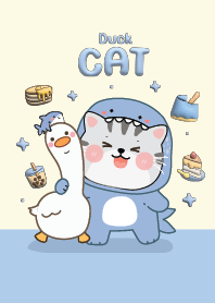 แมวชาร์คฉลามน่ารัก & เป็ดน้อย