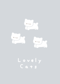 3 wh cats/blue beige lB