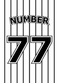 Number 77 stripe version