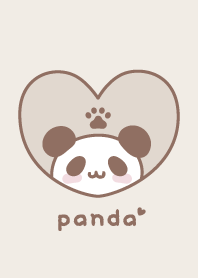 熊貓 墊 [棕色]