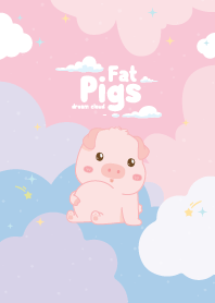 Fat Pigs Dream Cloud Cutie