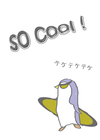 イカすサーファーペンギン