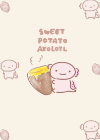 simple axolotl sweet potato beige.