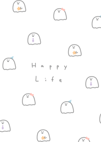 可愛鬼 | white pastel